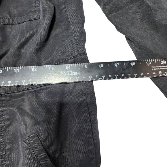 Young Fabulous & Broke XS Black Long-Sleeve Tencel Jumpsuit Button-Front Closure - Picture 8 of 12